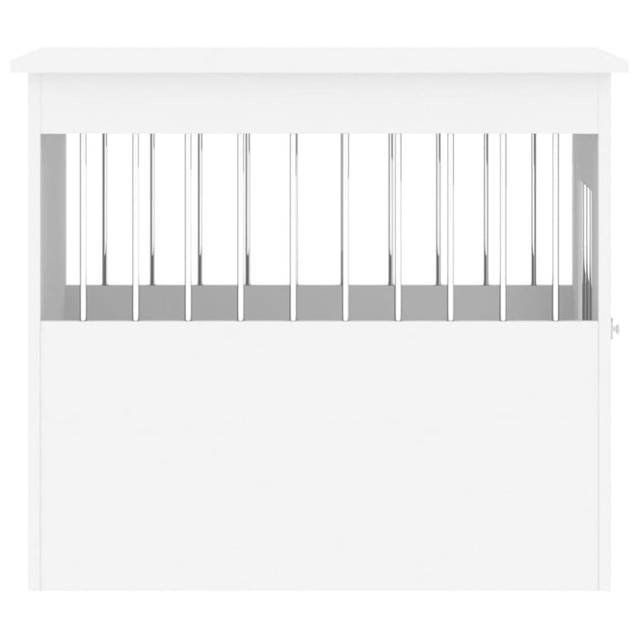 Dog Crate Furniture White 55x75x65 Cm Engineered Wood Ntntol