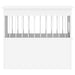 Dog Crate Furniture White 55x75x65 Cm Engineered Wood Ntntol