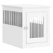 Dog Crate Furniture White 55x75x65 Cm Engineered Wood Ntntol