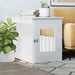 Dog Crate Furniture White 55x75x65 Cm Engineered Wood Ntntol