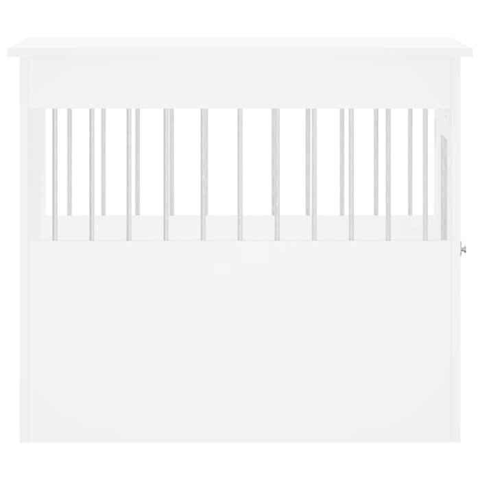 Dog Crate Furniture White 55x80x68 Cm Engineered Wood Ntntxt