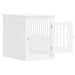 Dog Crate Furniture White 55x80x68 Cm Engineered Wood Ntntxt