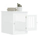 Dog Crate Furniture White 55x80x68 Cm Engineered Wood Ntntxt