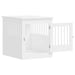 Dog Crate Furniture White 64.5x80x71 Cm Engineered Wood