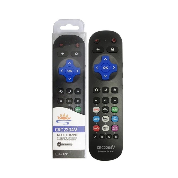 Crc2204v For Roku Tv Universal Smart Lcd Remote Control