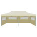 Cream Foldable Pop-up Party Tent 3 x 6 m Aopnx