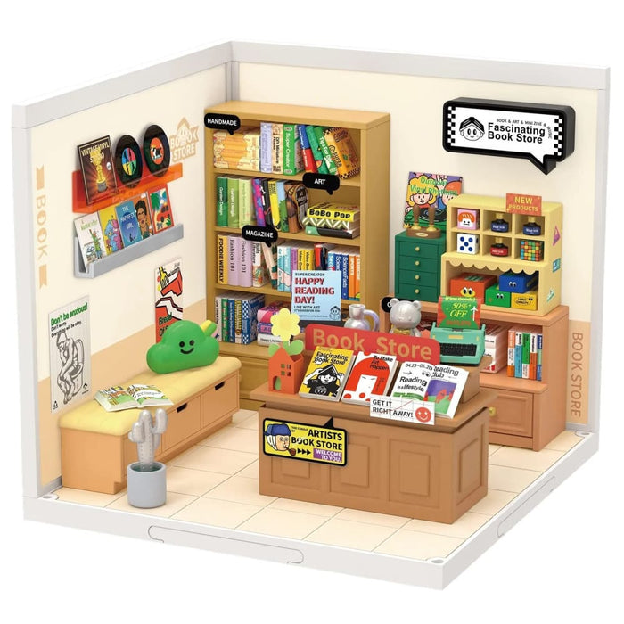 Create Plastic Buliding Blocks Diy Miniature House Kit