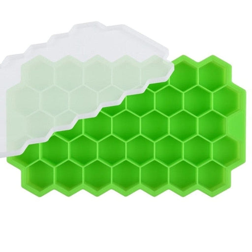 Creative 37 Cavity Honeycomb Ice Cube Maker Reusable Trays