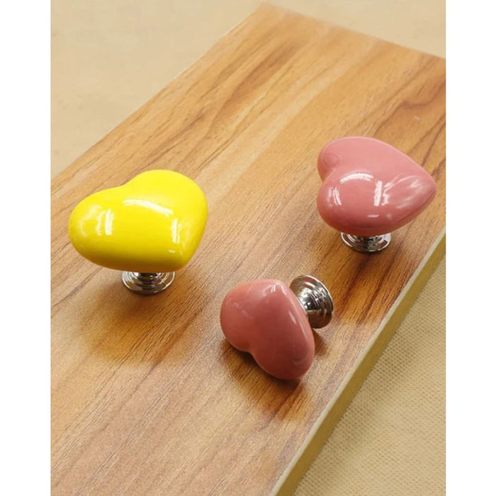 Creative Colourful Closestool Tank Ceramic Heart Shaped
