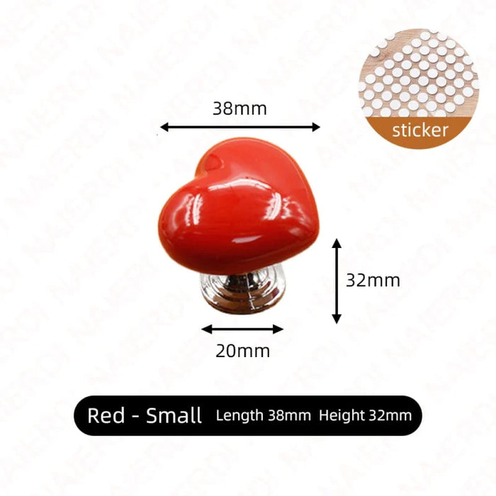 Creative Colourful Closestool Tank Ceramic Heart Shaped