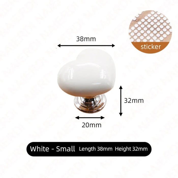 Creative Colourful Closestool Tank Ceramic Heart Shaped