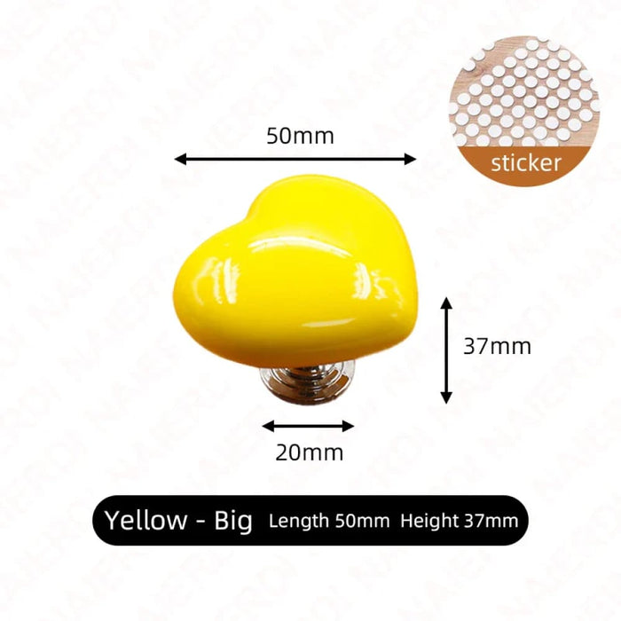 Creative Colourful Closestool Tank Ceramic Heart Shaped