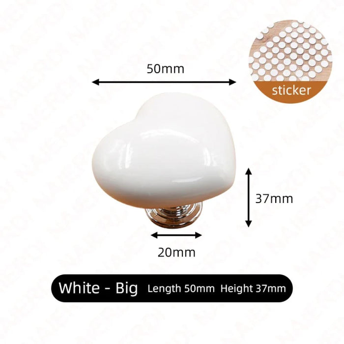 Creative Colourful Closestool Tank Ceramic Heart Shaped