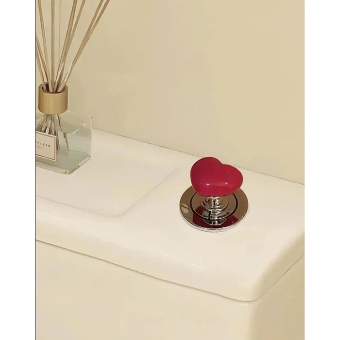 Creative Colourful Closestool Tank Ceramic Heart Shaped