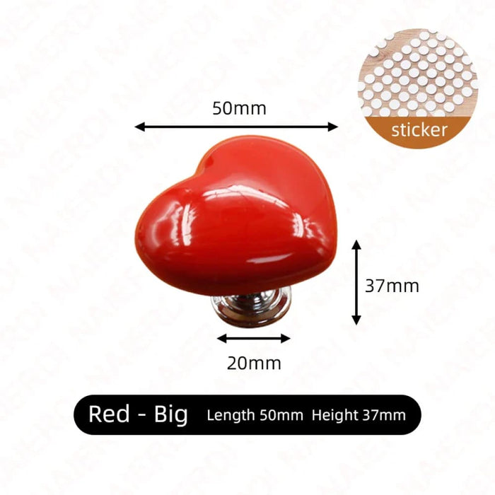 Creative Colourful Closestool Tank Ceramic Heart Shaped