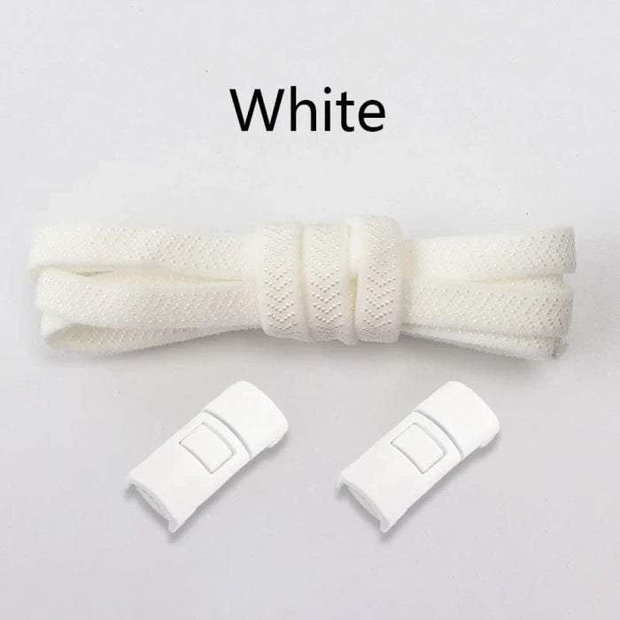 Cross Buckle Elastic Sneakers Without Ties 8mm Thick Flats