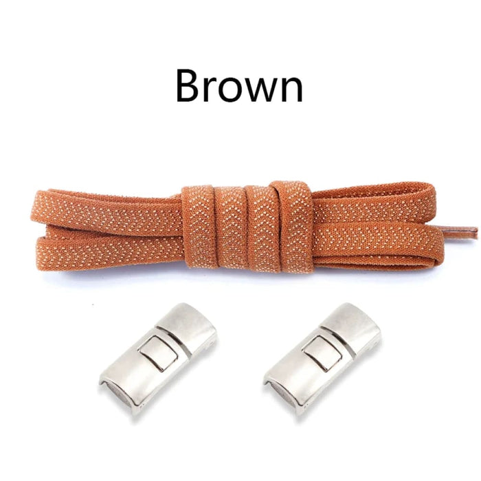 Cross Buckle Elastic Sneakers Without Ties 8mm Thick Flats