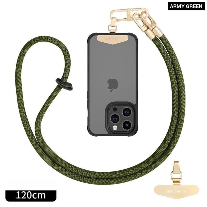 Crossbody Anti Loss Card Strip Style Mobile Phone Case