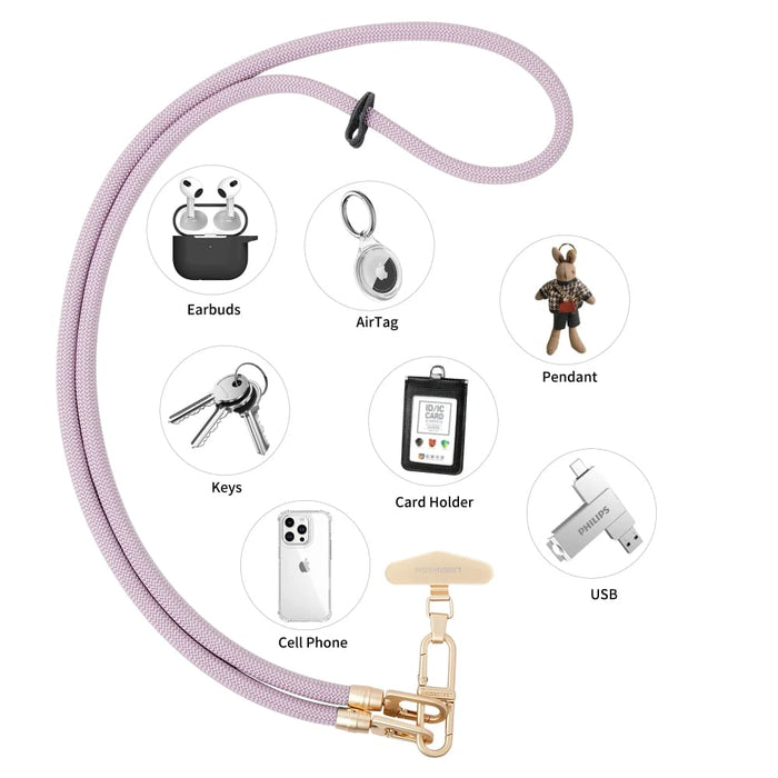 Crossbody Anti Loss Card Strip Style Mobile Phone Case