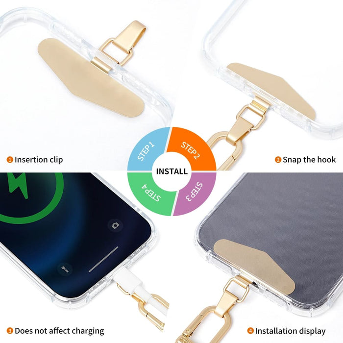 Crossbody Anti Loss Card Strip Style Mobile Phone Case