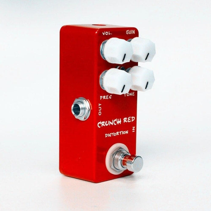 Crunch Red Mini Electric Guitar Distortion Effect Pedal
