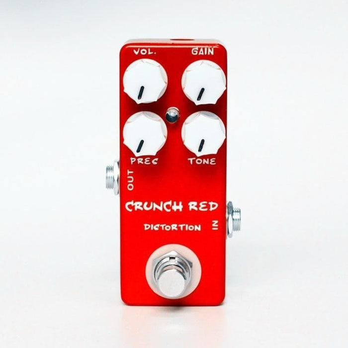 Crunch Red Mini Electric Guitar Distortion Effect Pedal