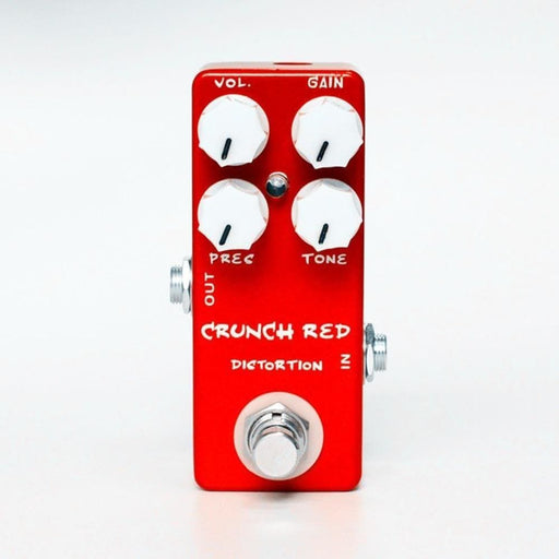 Crunch Red Mini Electric Guitar Distortion Effect Pedal