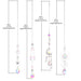 Crystal Moon Lotus Chakra Suncatcher Rainbow Maker