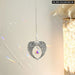 Crystal Moon Lotus Chakra Suncatcher Rainbow Maker
