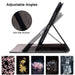 Crystal Texture Painted Leather Smart Tablet Case For Ipad