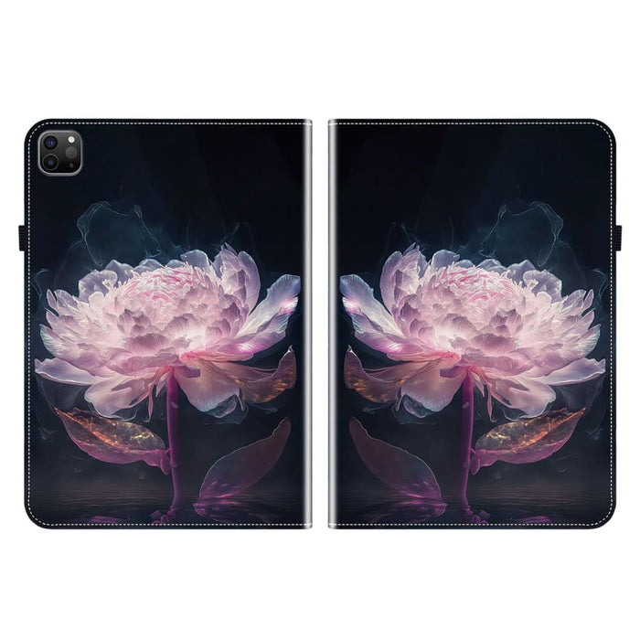 Crystal Texture Painted Leather Smart Tablet Case For Ipad