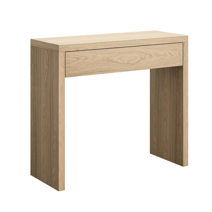 Console Table Wood Sofa Table Hall Side Entry With Drawer Natural