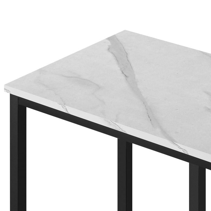 Console Table Hallway Entry Side Tables Marble Effect Hall Display