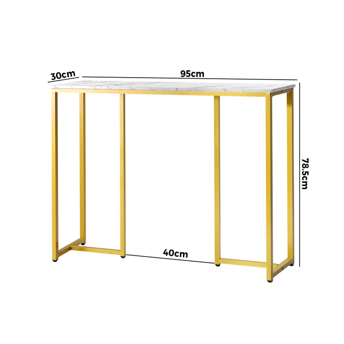 Console Table Hallway Entry Side Tables Marble Effect Hall Display Whgd