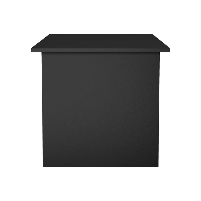 Coffee Table Lift Up Top Hidden Storage Laptop Desk 2 Drawers Black