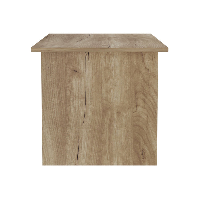 Coffee Table Lift Up Top Hidden Storage Laptop Desk 2 Drawers Natural