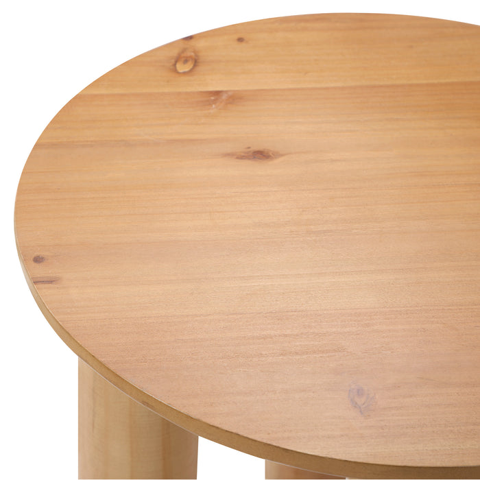 Coffee Table Side End Tables Sofa Desk Bedside Nightstand Round Wooden