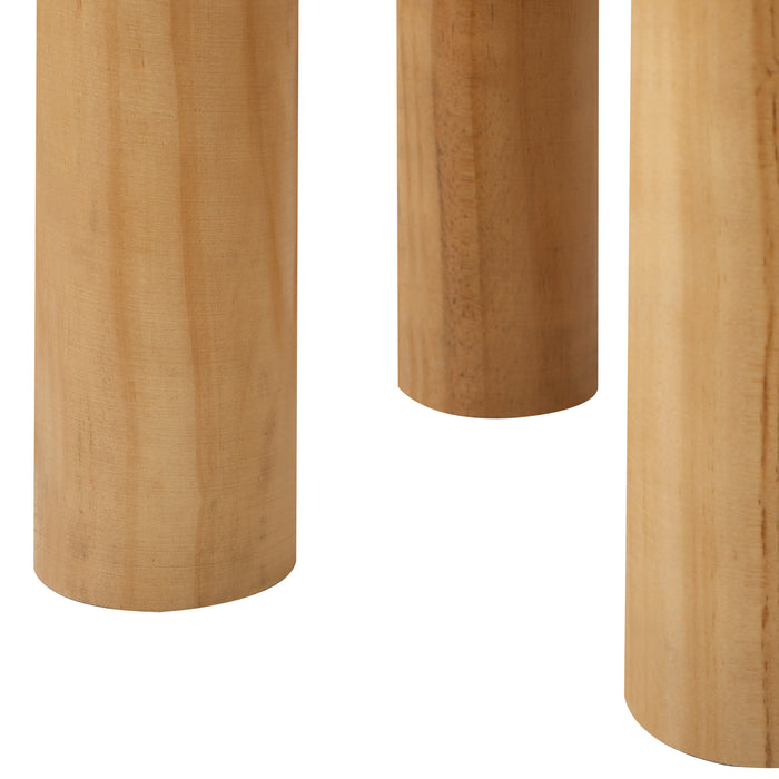 Coffee Table Side End Tables Sofa Desk Bedside Nightstand Round Wooden