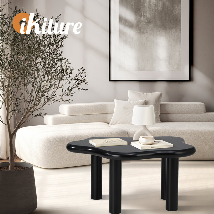 Coffee Table Side Tables Sofa Cafe Desk Living Room Black Irregular