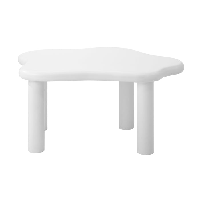 Coffee Table Side Tables Sofa Cafe Desk Living Room White Irregular