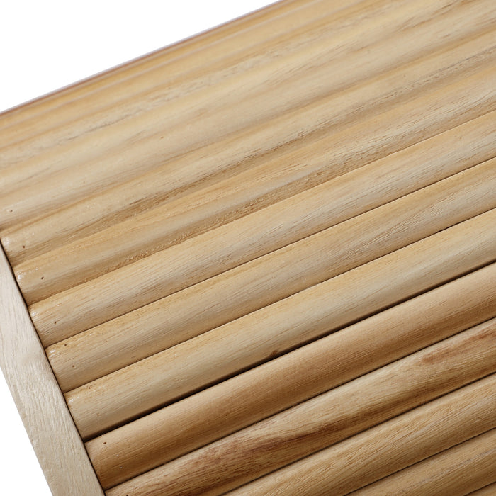 Coffee Table Side End Tables Sofa Desk Bedside Round Wood Natural