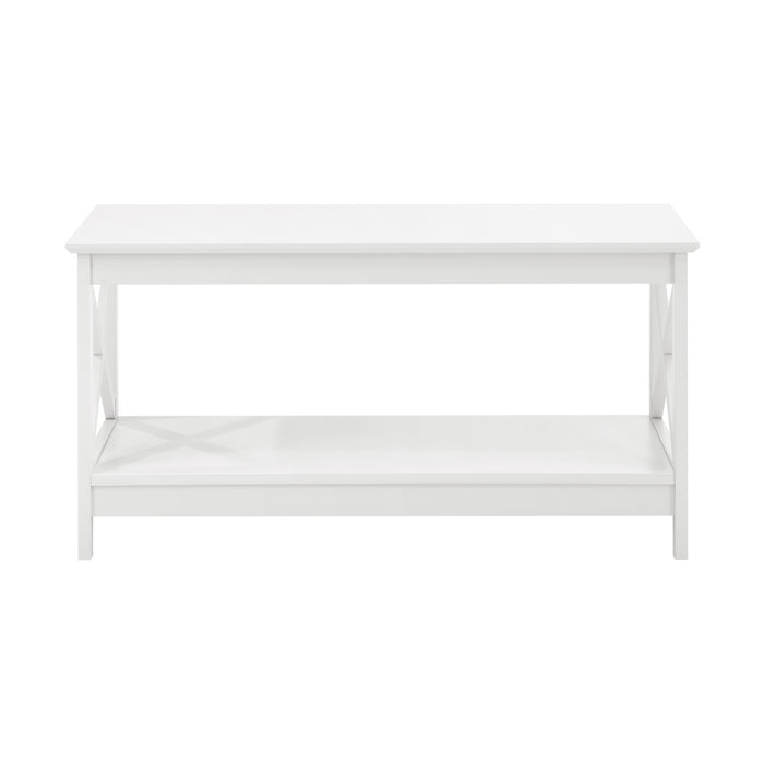 Coffee Table Side Tables Storage Rack Shelf 2-Tier Hamptons Furniture