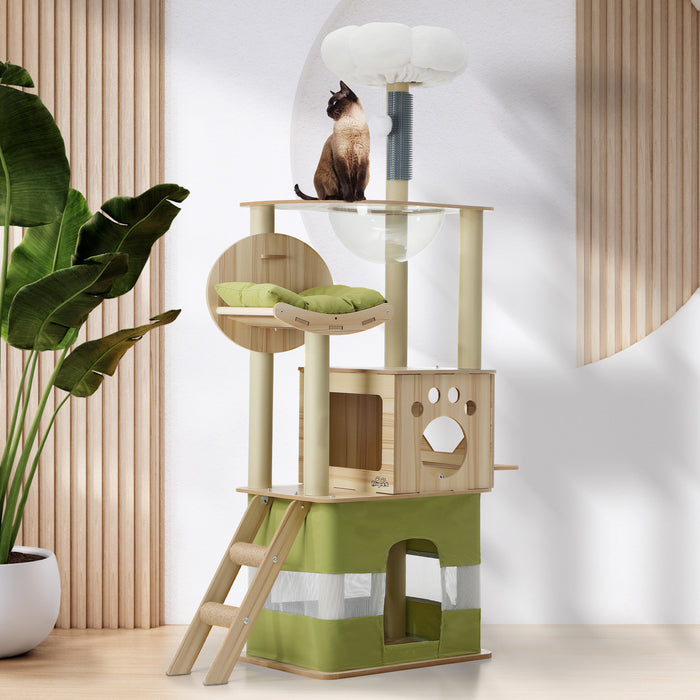 Cat Tree Tower Scratching Post Scratcher 160Cm Condo House Bed Furniture