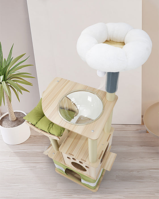 Cat Tree Tower Scratching Post Scratcher 160Cm Condo House Bed Furniture