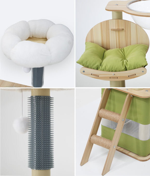 Cat Tree Tower Scratching Post Scratcher 160Cm Condo House Bed Furniture