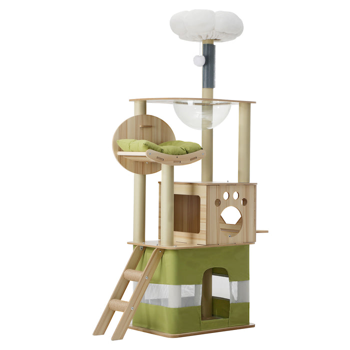 Cat Tree Tower Scratching Post Scratcher 160Cm Condo House Bed Furniture
