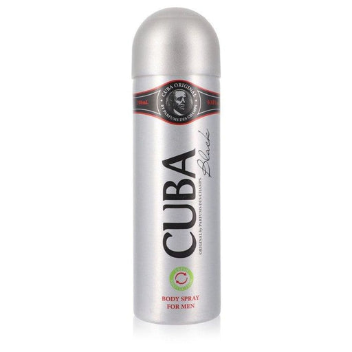 Cuba Black Body Spray by Fragluxe for Men - 195 Ml