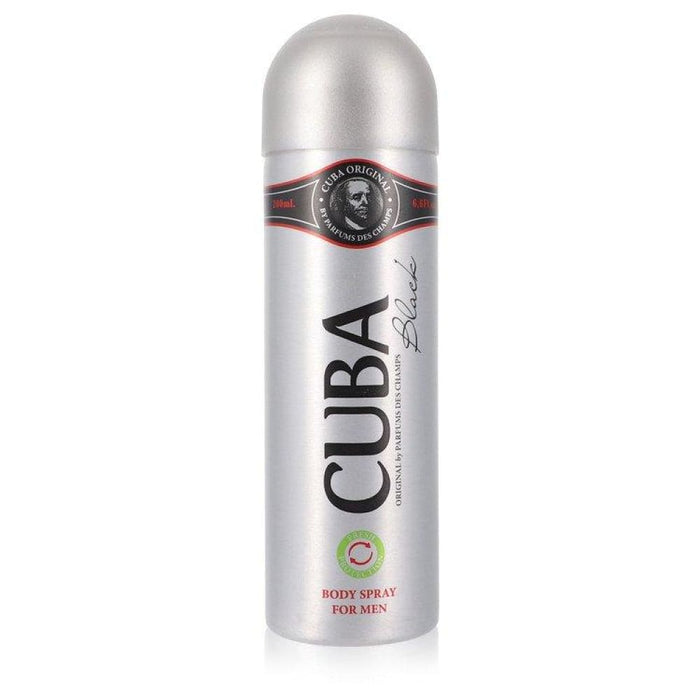 Cuba Black Body Spray by Fragluxe for Men - 195 Ml