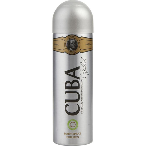 Cuba Gold Deodorant Spray (unboxed) by Fragluxe for Men-200