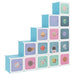 Cube Storage Cabinet for Kids with 15 Cubes Blue Pp Tabpil